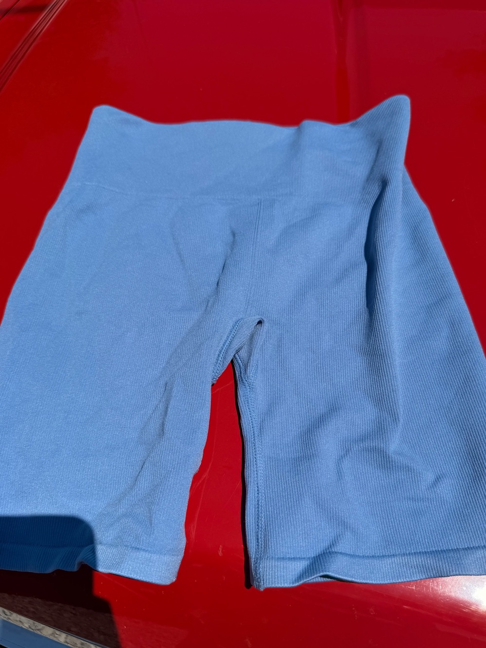 New Balance Light Blue Ribbed Pullover - Picture 2 of 3
